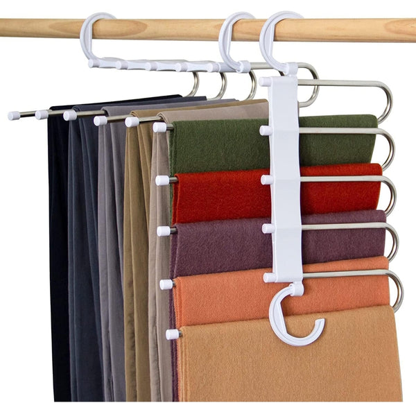 Five layer Pant Hanger 5 in 1 Hanger